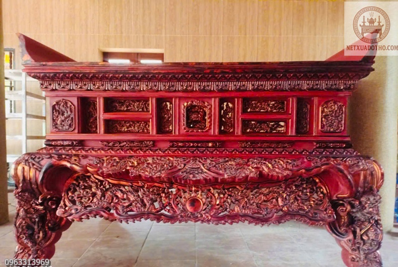 hoa văn họa tiết sập, dựa theo nét thời lê