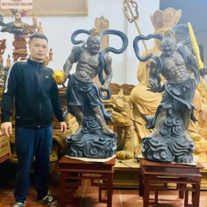 tượng kim cang hộ pháp bằng gỗ tượng kim cang hộ pháp bằng gỗ