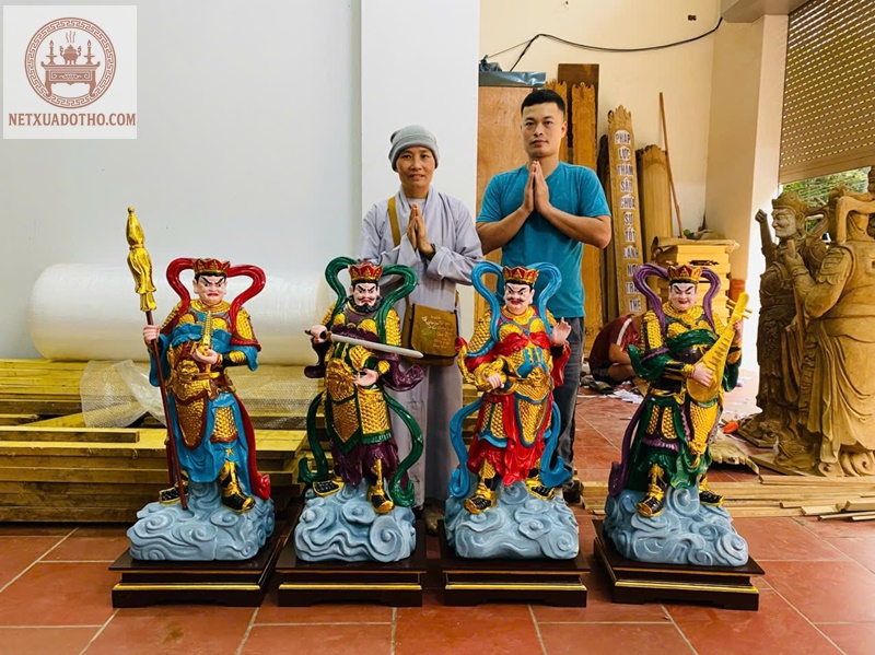 Tượng Tứ Đại Thiên Vương Tượng Tứ Đại Thiên Vương