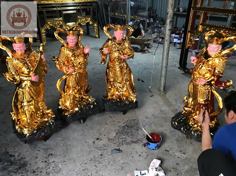 Tượng Tứ Đại Thiên Vương Tượng Tứ Đại Thiên Vương