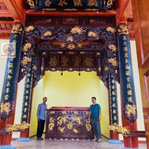 Mẫu câu đối thờ Đình Chùa