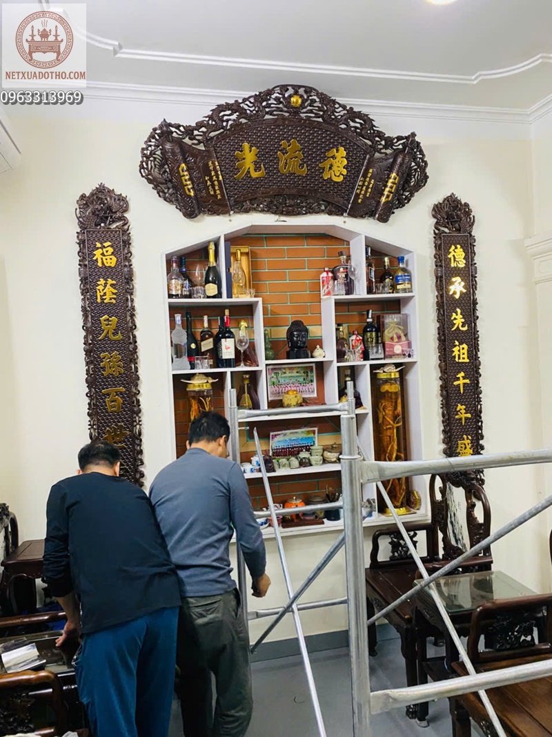 cuấn thư c&acirc;u đối treo lắp tại cầu diễn HN