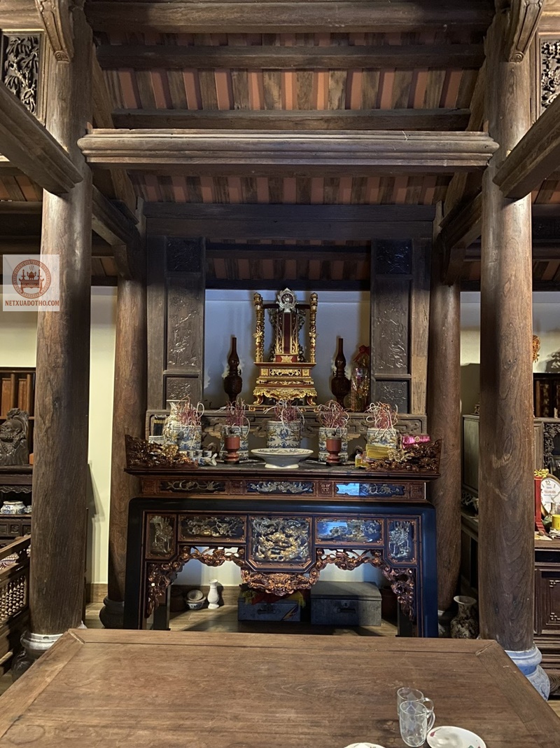 Đồ thờ mẫu nh&agrave; 3 gian xưa