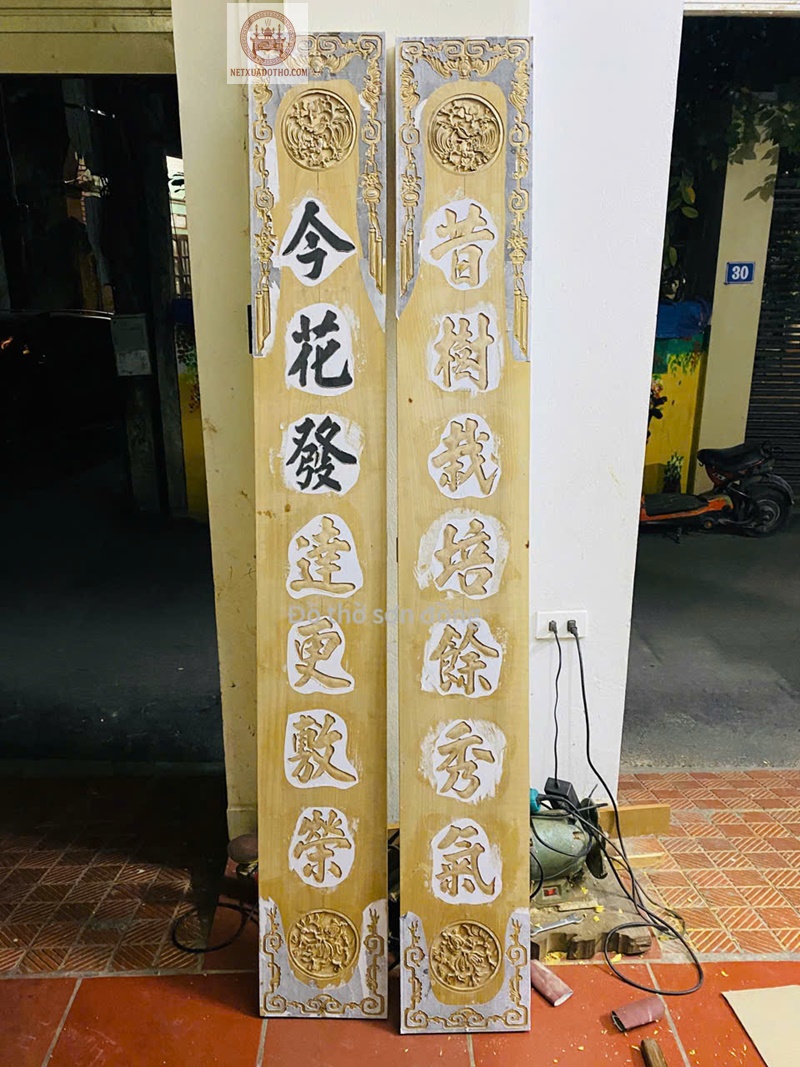 Đồ thờ mẫu nh&agrave; 3 gian xưa