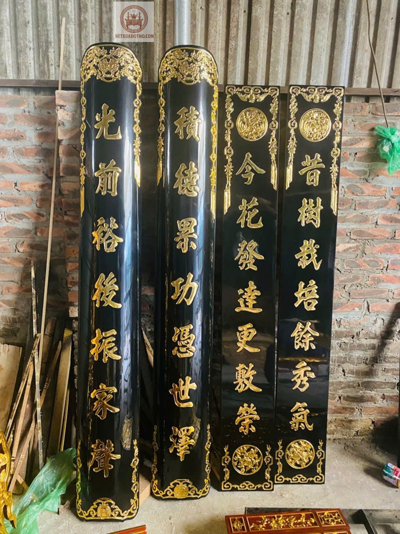 Đồ thờ mẫu nh&agrave; 3 gian xưa