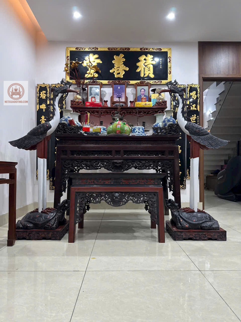 Tượng Chim Hạc Thờ