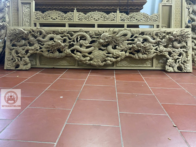 Đồ thờ lắp đặt tại đ&igrave;nh l&agrave;ng