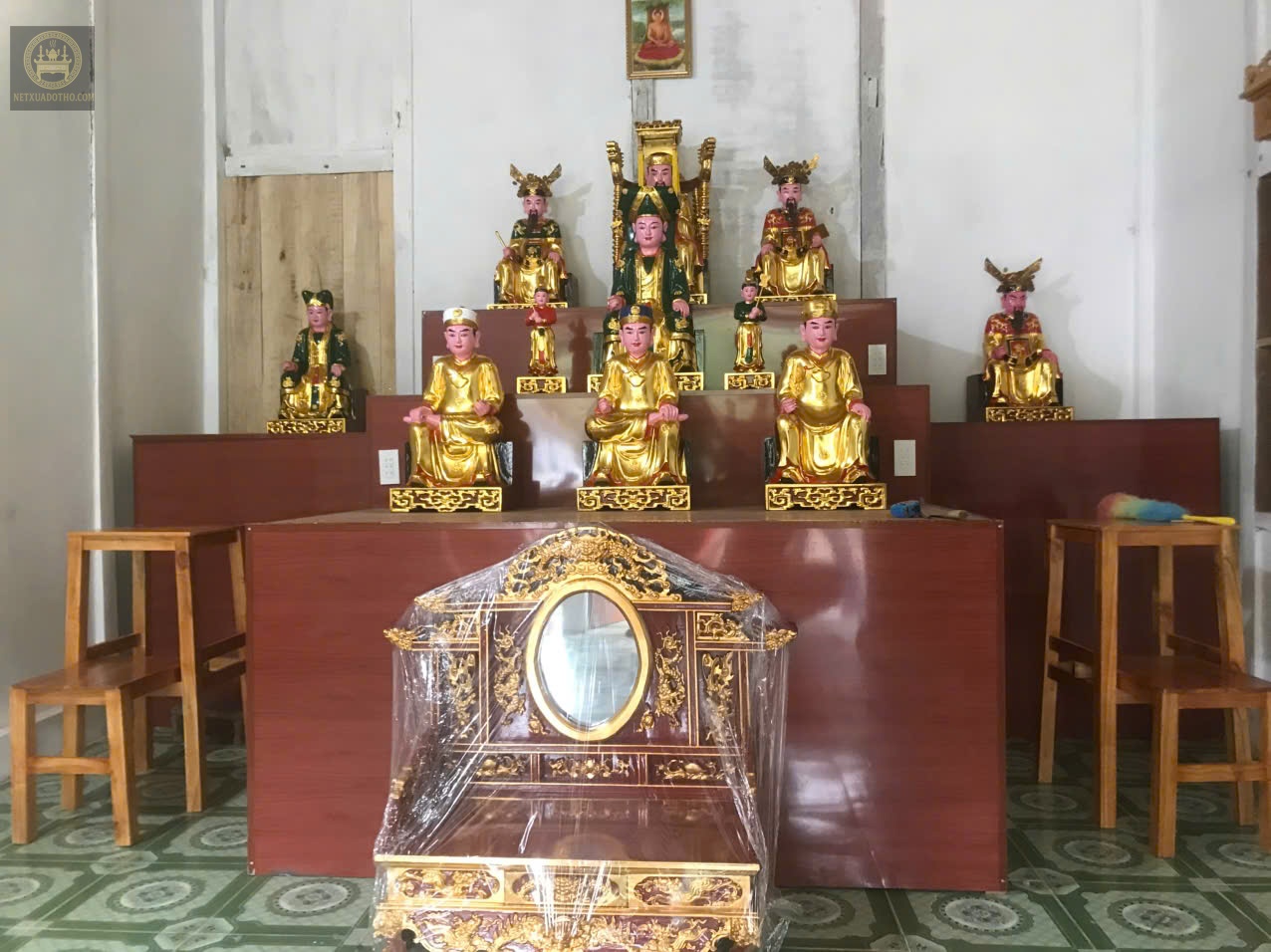 H&agrave;nh tr&igrave;nh rước tượng